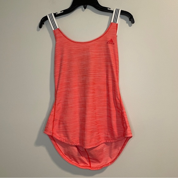 Adidas Women's Real Coral Crossback Tank Top Size L - Picture 2 of 7
